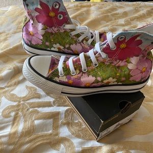 Floral Converse Sneakers